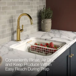 Wire sink basket for Audrine kitchen sink