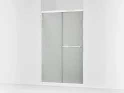 44-5/8"-47-5/8" W x 76" H bypass shower door with 5/16"-thick Frosted glass