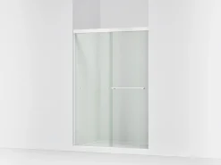 44-5/8"-47-5/8" W x 70" H bypass shower door with 1/4"-thick Crystal Clear glass