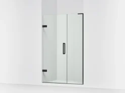 46"-46-3/4" W x 71-3/4" H pivot shower door with 3/8"-thick Crystal Clear glass