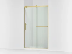 44-5/8"-47-5/8" W x 76.99" H sliding shower door with 3/8"-thick Crystal Clear glass