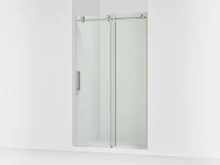 44-1/8"-47-7/8" W x 78" H sliding shower door with 3/8"-thick Crystal Clear glass