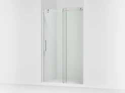 44-5/8"-47-7/8" W x 78" H sliding shower door with 3/8"-thick Crystal Clear glass