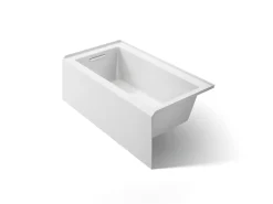 60" x 32" alcove bath, left drain