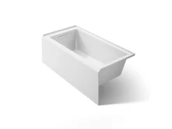 60" x 30" alcove bath, left drain