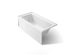 60" x 30" alcove bath, left drain