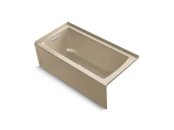 60" x 30" alcove bath, left drain