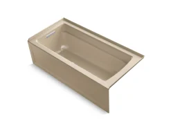 66" x 32" alcove bath, left drain