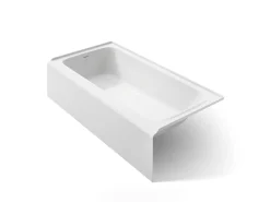 72" x 36" alcove bath, left drain