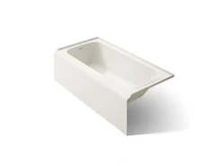 60" x 30" alcove bath, left drain