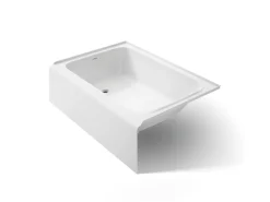 60" x 42" alcove bath, left drain