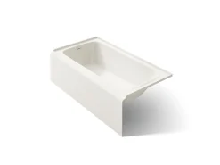 60" x 32" alcove bath, left drain