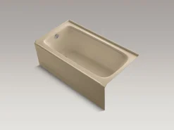 60" x 32" alcove bath, left drain