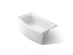 60" x 30" alcove bath, left drain