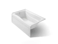 60" x 36" alcove bath, left drain