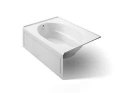 60" x 42" alcove bath, left drain