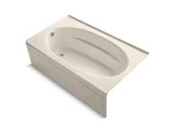 72" x 42" alcove bath, left drain