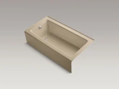 60" x 32" alcove bath, left drain