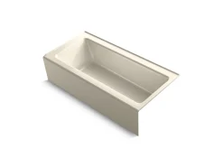 66" x 32" alcove bath, right drain