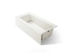 66" x 32" alcove bath, right drain