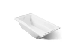 72" x 36" alcove Heated BubbleMassage™ air bath, left drain
