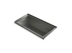 60" x 30" alcove Heated BubbleMassage™ air bath, left drain