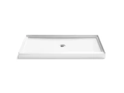 66" x 36" alcove shower base, center drain