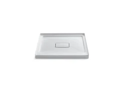 36" x 36" alcove shower base, center drain