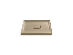 36" x 36" alcove shower base, center drain