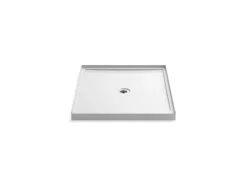 36" x 42" alcove shower base, center drain
