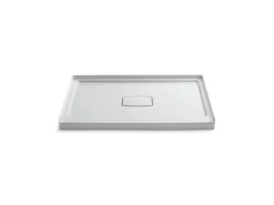 48" x 36" alcove shower base, center drain