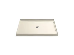 48" x 42" alcove shower base, center drain