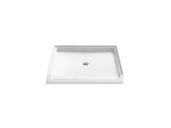 38" x 38" alcove shower base, center drain