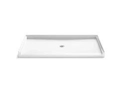 66" x 34" alcove shower base, center drain