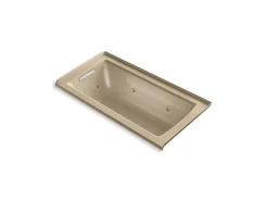 60" x 30" alcove whirlpool bath, left drain