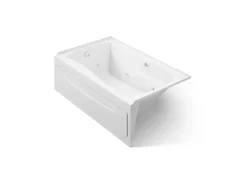 60" x 36" alcove whirlpool, left drain