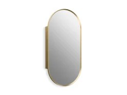 20" x 40" capsule framed medicine cabinet