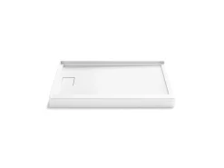 48" x 36" corner shower base, left drain