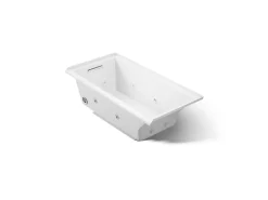 60" x 30" drop-in/alcove heated whirlpool bath, left drain