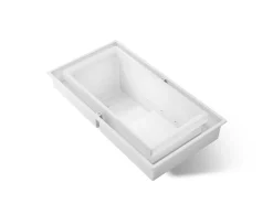 63" x 31-1/2" drop-in Effervescence bath