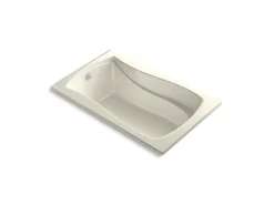 60" x 36" drop-in Heated BubbleMassage™ air bath with Bask® heated surface