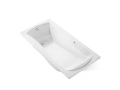 72-1/4" x 36-1/4" drop-in Heated BubbleMassage™ air bath