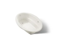 60" x 42" drop-in Heated BubbleMassage™ air bath with Bask® heated surface