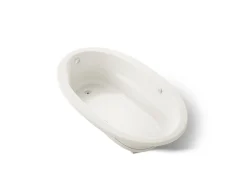 72" x 42" drop-in Heated BubbleMassage™ air bath with Bask® heated surface