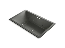 72" x 42" drop-in Heated BubbleMassage™ air bath with whirlpool