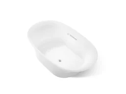 71-1/2" x 41-1/2" drop-in Heated BubbleMassage™ air bath with Bask® heated surface