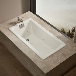 60" x 32" drop-in Heated BubbleMassage™ air bath