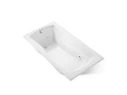 66" x 35-7/8" drop-in heated whirlpool bath