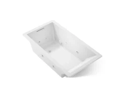 66" x 36" drop-in heated whirlpool bath