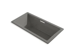 72" x 36" drop-in heated whirlpool bath
